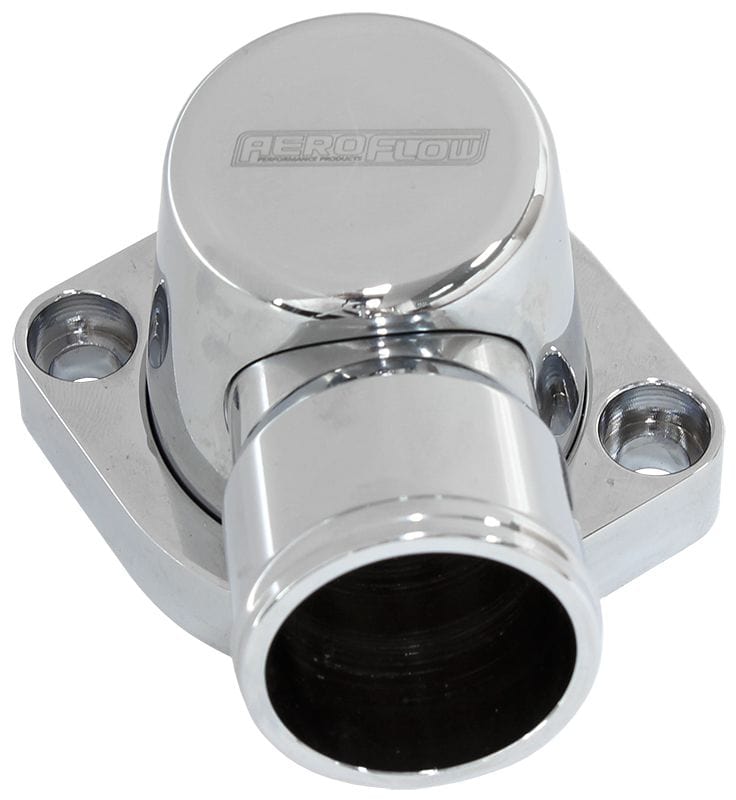 Aeroflow Performance Suit Big Block Ford 429-460 Aeroflow Billet Thermostat Housing - Chrome AF64-4037C SR