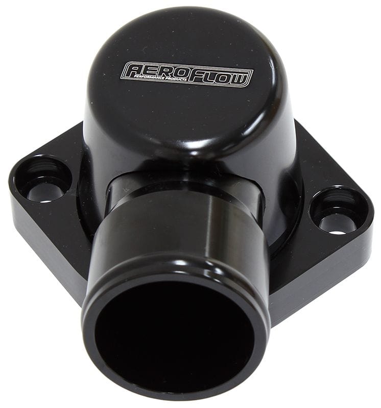 Aeroflow Performance Suit Big Block Ford Aeroflow Billet Thermostat Housing - Black AF64-4037BLK SR