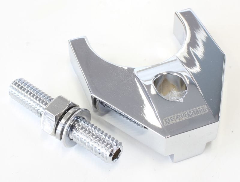 Aeroflow Performance Suit Ford 302-351C Aeroflow Billet Distributor Hold Down Clamp - Chrome AF64-2093C SR