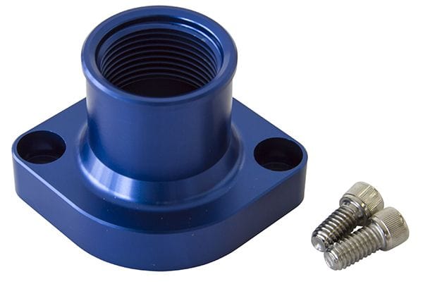 Aeroflow Performance Suit Ford 302-351C Aeroflow Ford Cleveland Billet Thermostat Housing - Blue AF64-2021 SR