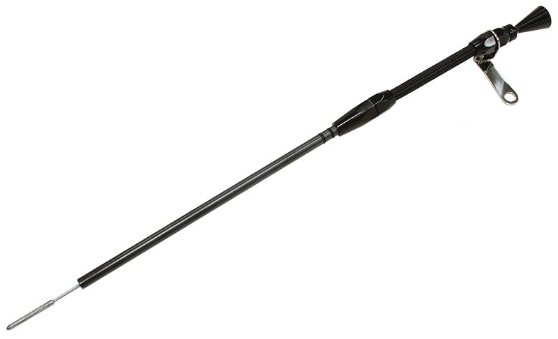 Aeroflow Performance Suit Ford 302-351C Aeroflow Stainless Steel Flexible Engine Dipstick - Black AF64-2112BLK SR
