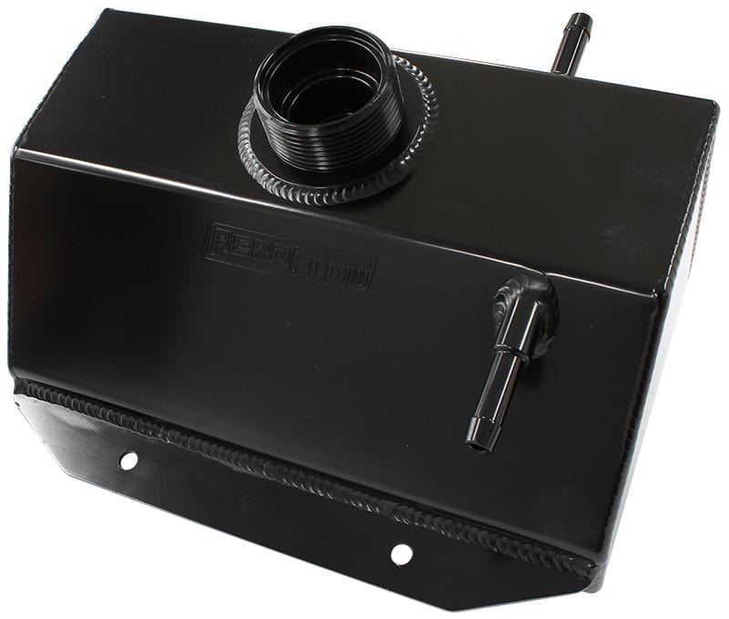 Aeroflow Performance Suit Ford Mustang 2015-18 Aeroflow Fabricated Radiator Overflow Tank - Black AF77-1033BLK SR