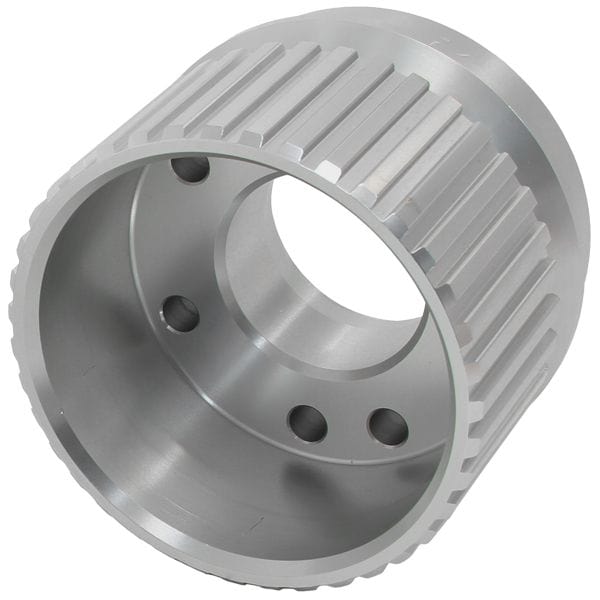 Aeroflow Performance Suit Ford Windsor & Cleveland Aeroflow Gilmer Drive Crankshaft Pulley - Silver Finish AF59-3002C SR