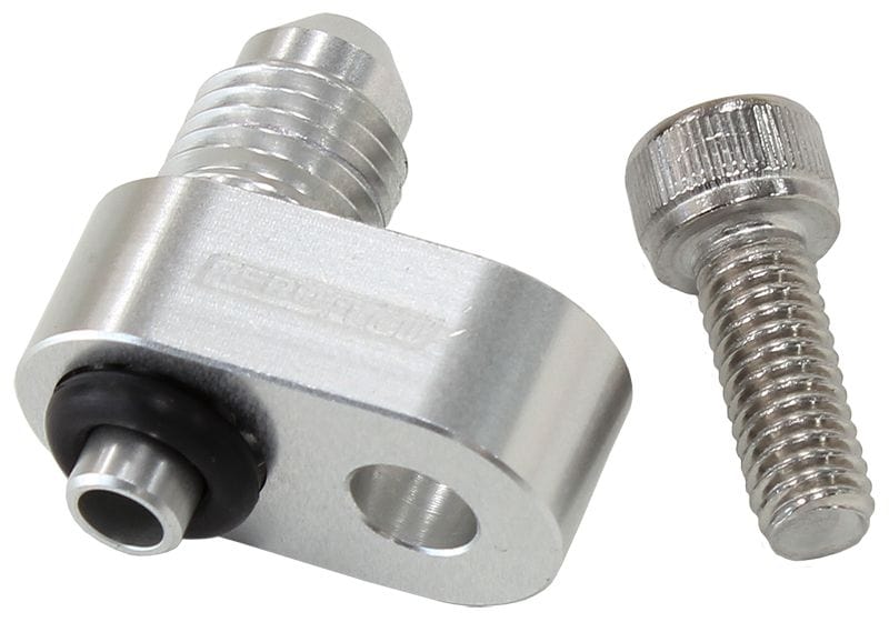 Aeroflow Performance Suit GM LS Series Engines, Each Aeroflow -4AN Water Cross-Over Adapter - Silver AF64-2186 SR