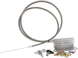 Aeroflow Kickdown Cable With Stainless Steel Cover & Chrome Ends AF72-7004