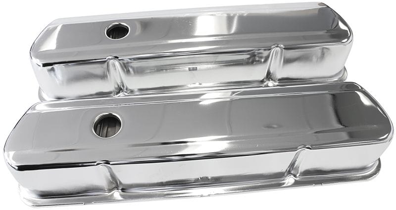 Aeroflow Performance Suit Holden 253-308 Without Aeroflow Logo Aeroflow Chrome Steel Valve Covers AF1821-5054 SR