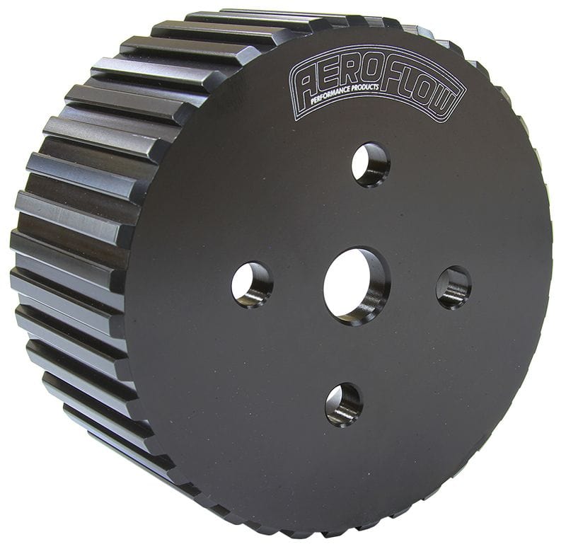 Aeroflow Performance Suit Holden V8 Aeroflow Gilmer Drive Water Pump Pulley - Black Finish AF59-3003WBLK SR