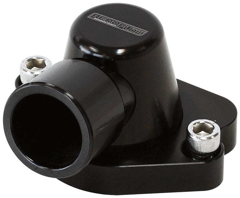 Aeroflow Performance Suit Holden V8 (Swivel. No Heater Outlet) Aeroflow Billet Thermostat Housing - Black AF64-2056BLK SR