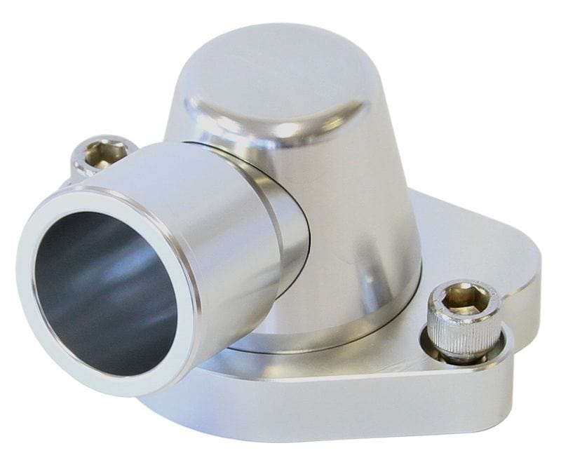 Aeroflow Performance Suit Holden V8 (Swivel. No Heater Outlet) Aeroflow Billet Thermostat Housing - Silver AF64-2056S SR