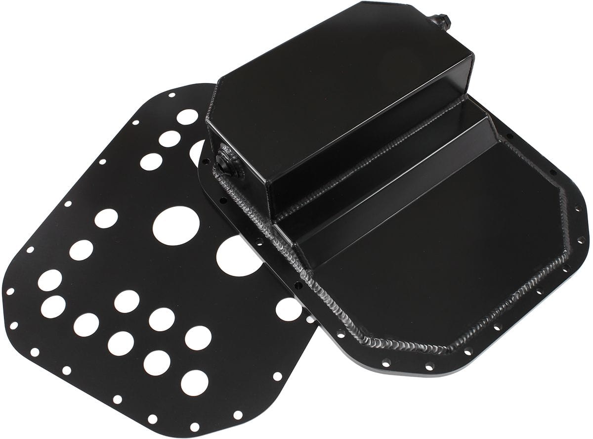 Aeroflow Performance Suit Mazda 13B in RX3 and RX4, 6.82 Litre Capacity Aeroflow Mazda Fabricated Front Sump Oil Pan AF82-2024 SR