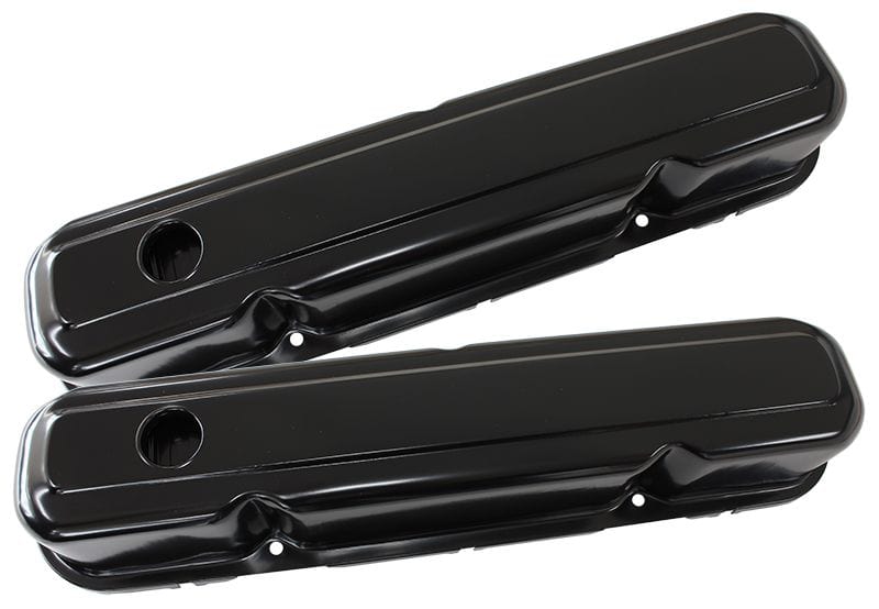 Aeroflow Performance Suit SB Chrysler 318-340-360 Without Aeroflow Logo Aeroflow Black Steel Valve Covers AF1822-5056 SR