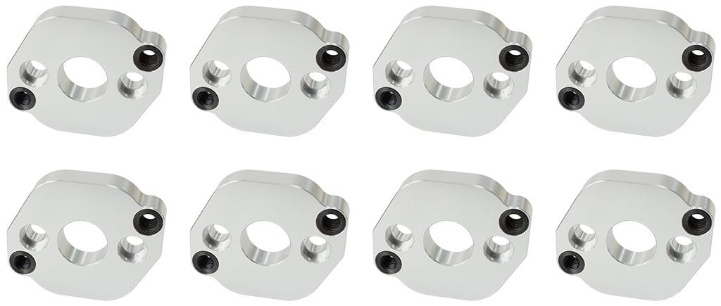 Aeroflow Performance Suit SB Ford With 2" Pattern Aeroflow Aluminium Header Adapter Flange Kit AF9551-1016 SR