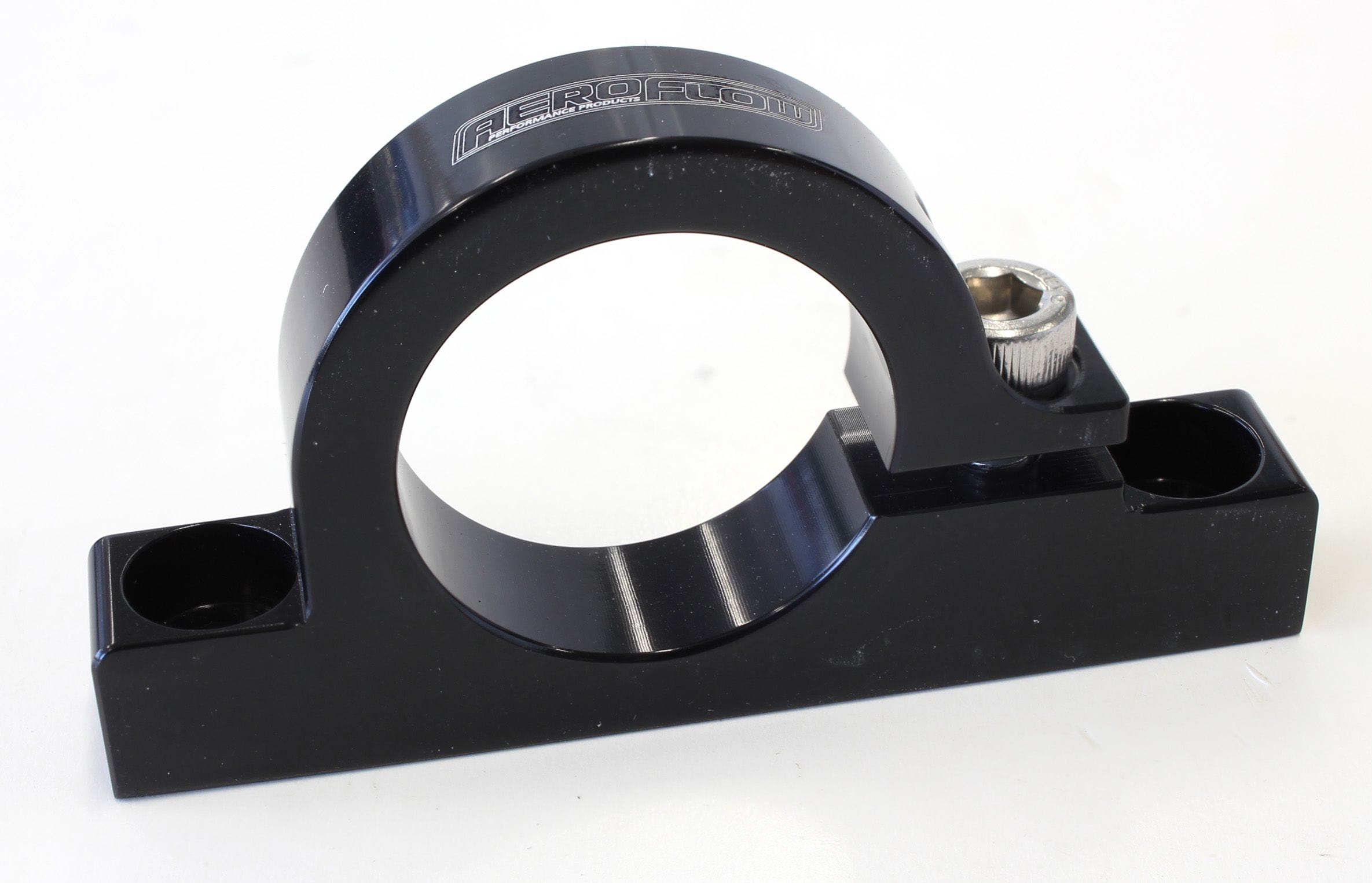 Aeroflow Performance Suits 1-1/4" Diameter Filters Aeroflow Billet Filter Bracket (Black) AF66-2049BLK SR