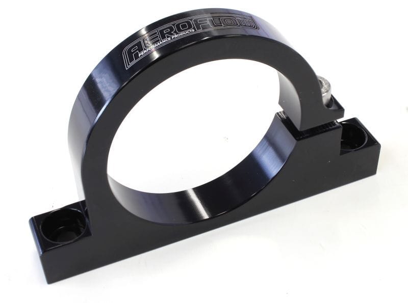 Aeroflow Performance Suits 50mm Diameter Filters Aeroflow Billet Filter Bracket (Black) AF66-2045BLK SR