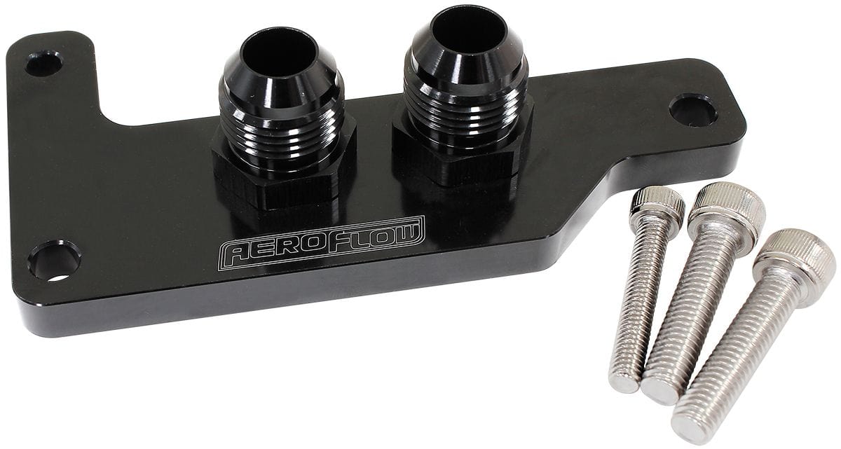 Aeroflow Performance Suits GM LS Series Aeroflow Slimline Oil Block Adapter AF82-2030 SR