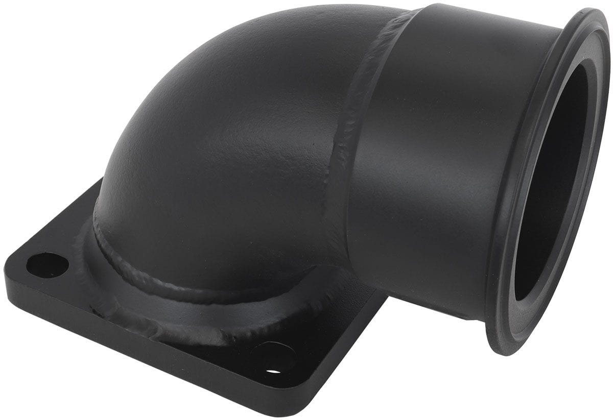 Aeroflow Performance Suits Single GM LS Turbo Manifold Aeroflow GM LS T4 Straight Mount Adapter Turbo Manifold AF8270-2005 SR