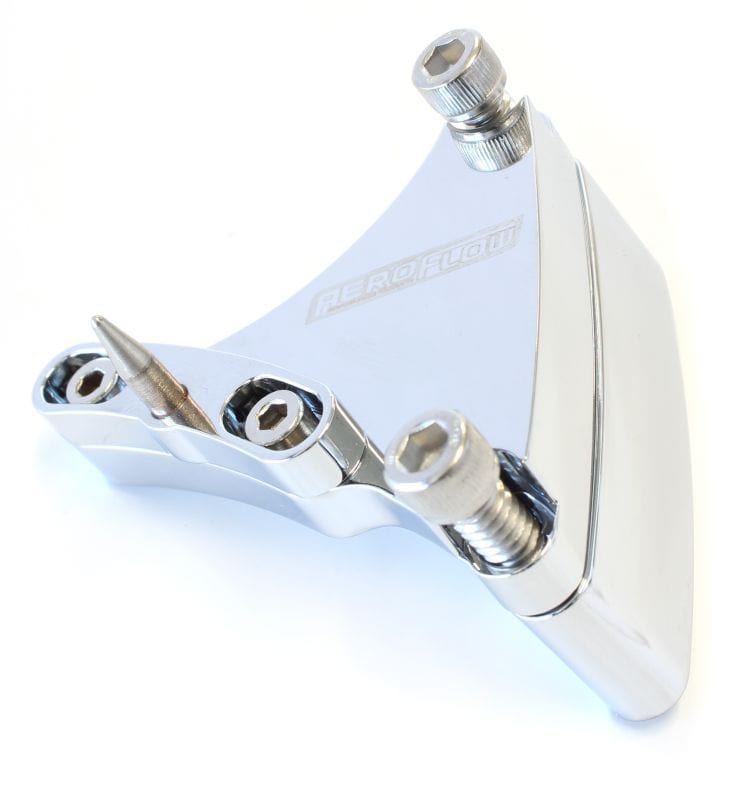 Aeroflow Performance Suits Small Block Chevy Aeroflow 7-1/4" Adjustable Timing Pointer - Chrome AF64-2047C SR