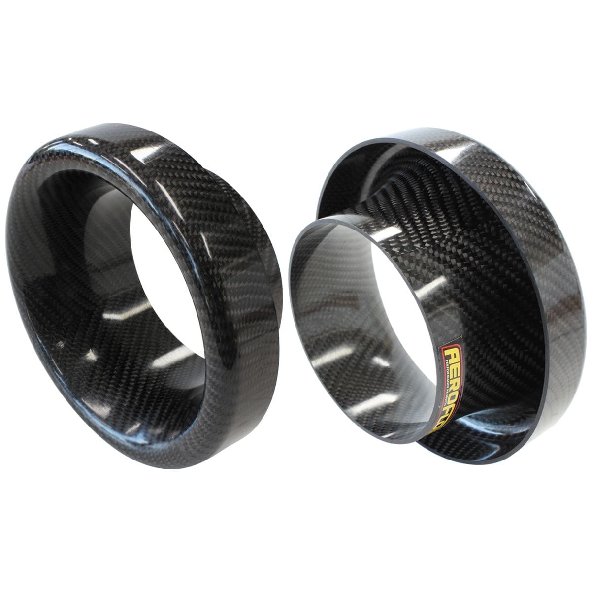 Aeroflow Performance Turbo Accessories AF64-4971 Carbon Fibre 4" (101mm) Bellmouth 6" (152.4mm) O.D. Suit Turbo or Intake Pipe SR
