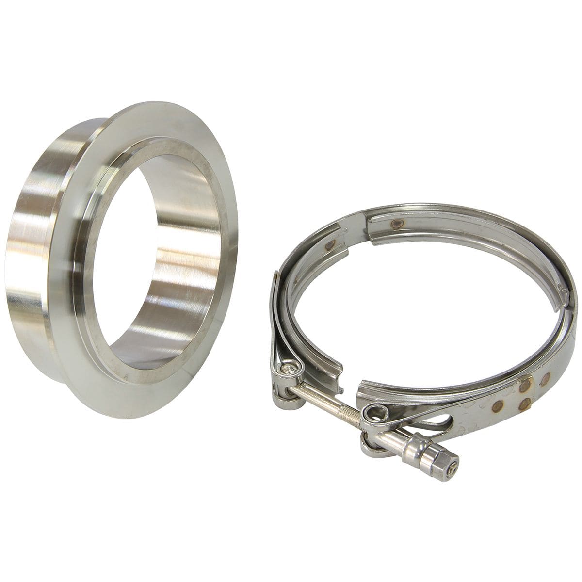 Aeroflow Performance Turbo Accessories AF8080-1002 3.59" 304 SS BOOSTED VBAND KIT SUITS BOOSTED TURBOS V-BAND Aeroflow AF8080-1002 SR