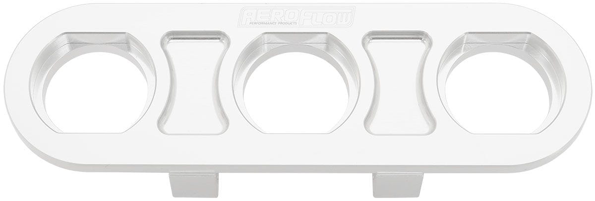 Aeroflow Performance Universal Modular 3-Port Billet Bulkhead Plate Aeroflow Universal Modular 3-Port Billet Bulkhead Plate AF88-2020 SR