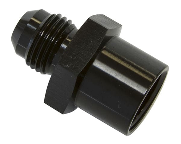 Aeroflow Performance Use with OEM Hard Lines, Black finish Aeroflow Metric Female O-Ring Seal to AN Adapter M16 x 1.5 to -6AN AF712-06BLK SR