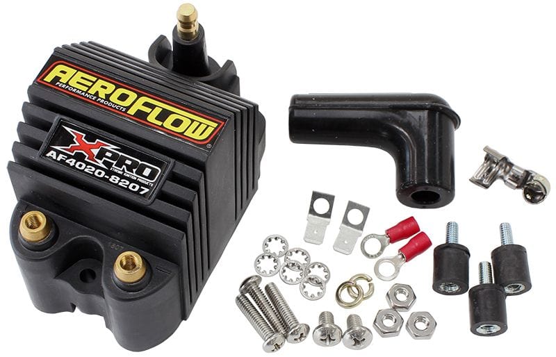 Aeroflow Performance Use with Ready to Run Distributors Aeroflow XPRO Universal SS Ignition Coil AF4020-8207 SR