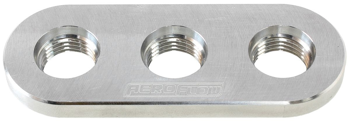 Aeroflow Performance with 3 x -6 ORB Female Ports Aeroflow Weld-In Alloy Plate AF986-06 SR
