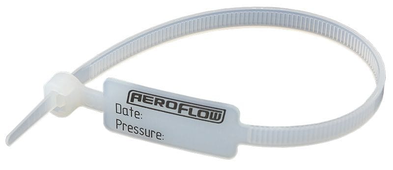 Aeroflow Performance With Date & Pressure (100 Pack) Aeroflow Pressure Testing Tag AF98-2062 SR