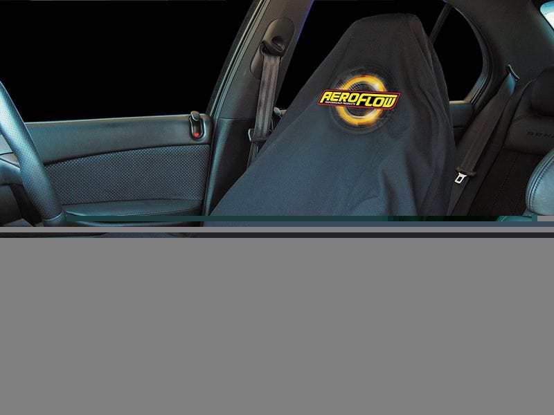 Aeroflow Performance With Yellow Aeroflow Logo Aeroflow Throw Seat Cover AF-THROW SR