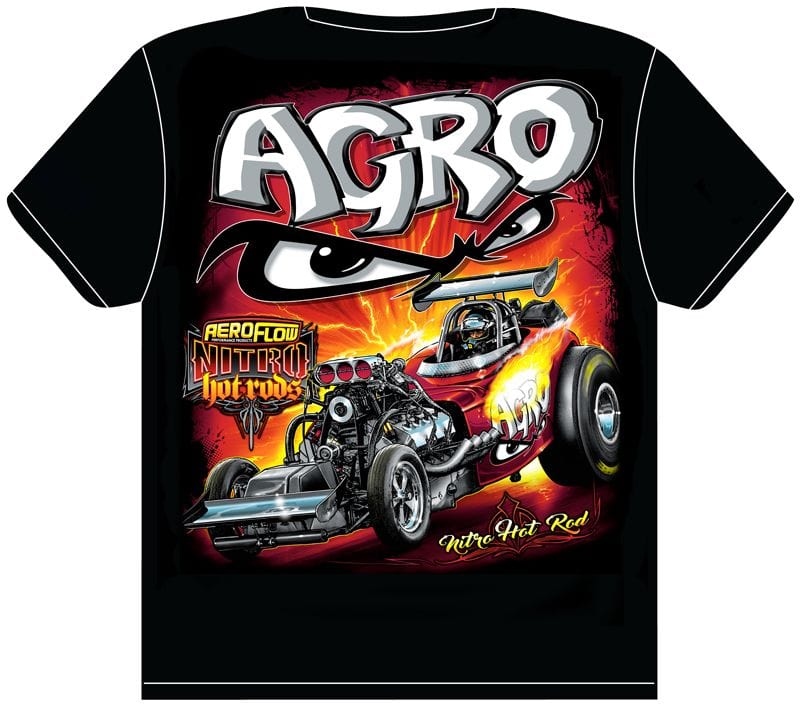 Aeroflow Performance Youth Medium Aeroflow Agro' Nitro Hot Rod T-Shirt RTAGRO-YM SR