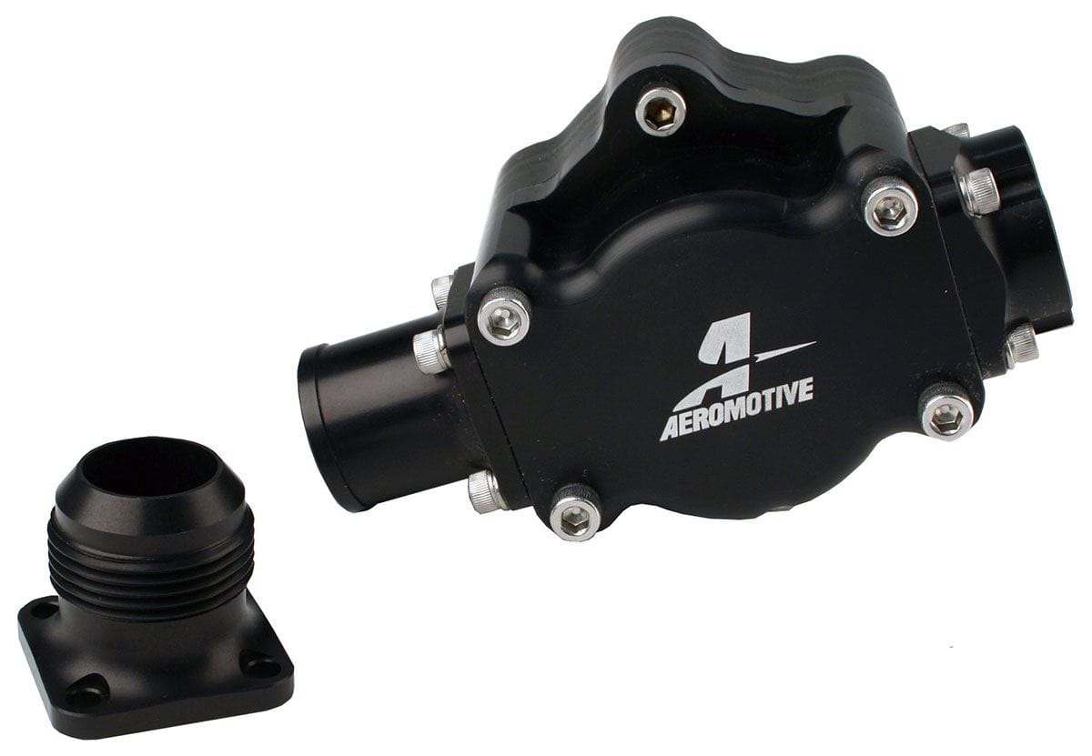 AEROMOTIVE 1.25" Inlet, -12 Outlet. Suit Carb and EFI Applications Aeromotive Atomic Belt Drive Mechanical Fuel Pump ARO11115 SR