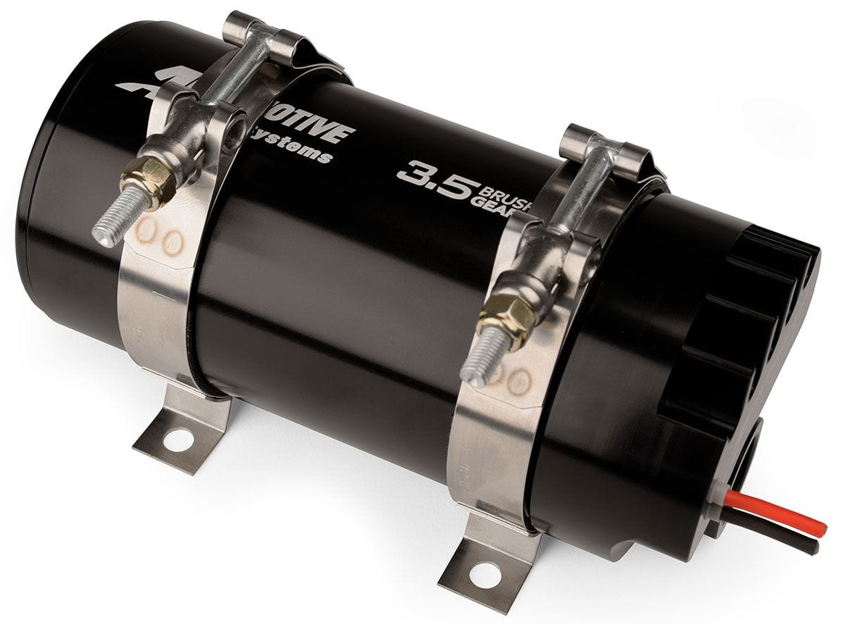 AEROMOTIVE -12 Inlet, -10 Outlet, Suit Carb & EFI Applications Aeromotive Pro Series 3.5 Brushless Fuel Pump - Round Body ARO11181 SR