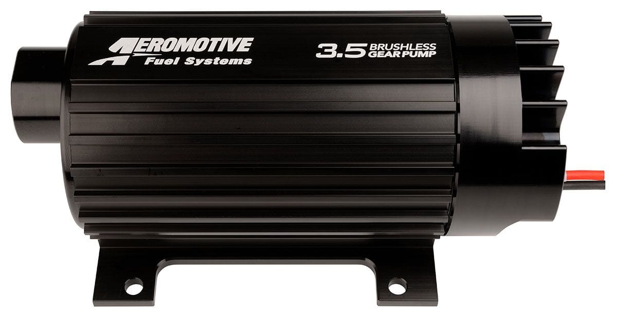 AEROMOTIVE -12ORB Inlet/-10ORB Outlet With Variable Speed Controller Aeromotive Brushless In-Line Spur Gear - 3.5 GPM (13 LPM) - Signature Body ARO11195 SR