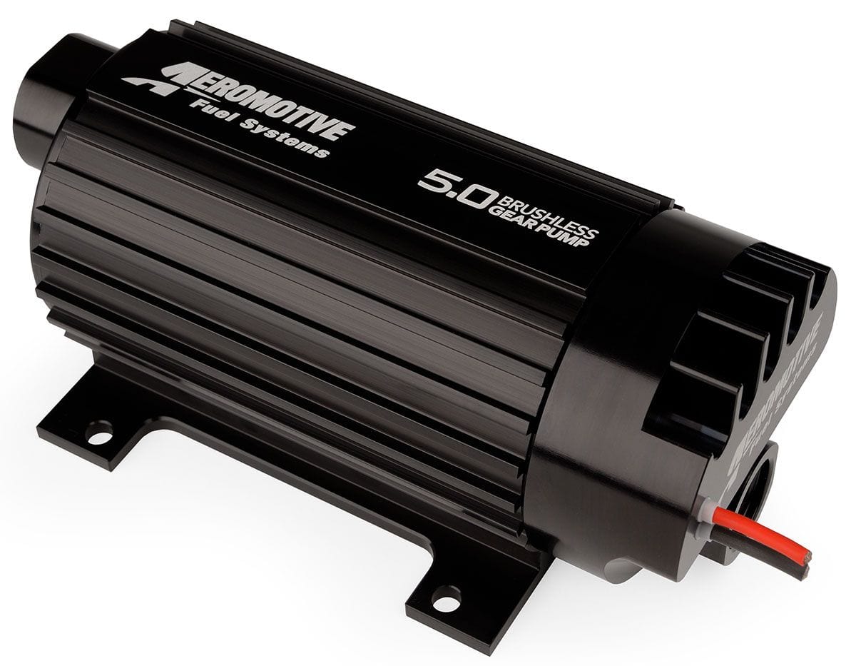 AEROMOTIVE -12ORB Inlet/-10ORB Outlet With Variable Speed Controller Aeromotive Brushless In-Line Spur Gear - 5.0 GPM (19 LPM) - Signature Body ARO11196 SR