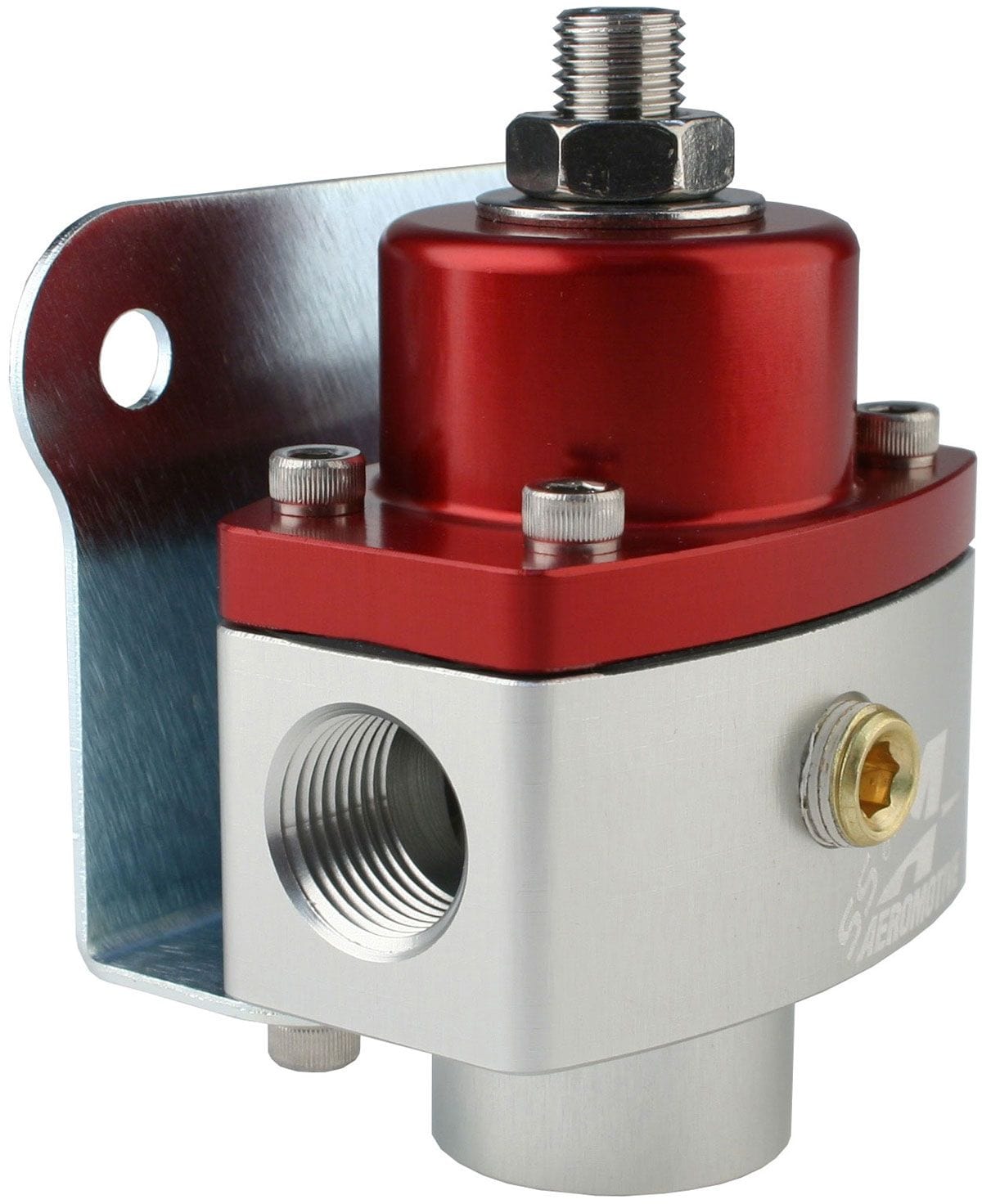 AEROMOTIVE 3/8" NPT Inlet/Outlet Ports with 1/8" NPT Gauge Port Aeromotive SS Adjustable 5-12psi Fuel Pressure Regulator ARO13205 SR