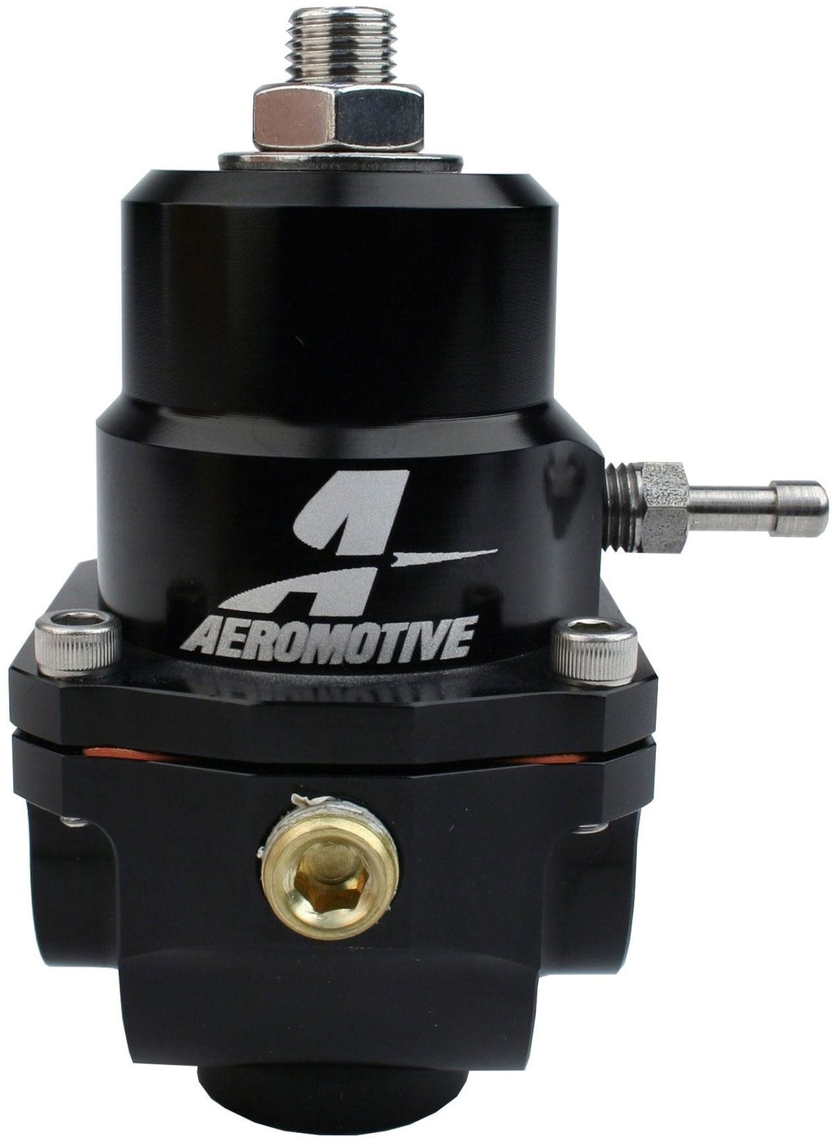 AEROMOTIVE -8AN Inlet/Outlet Port With -8AN Return Port, .313" Seat 35-75 PSI Aeromotive X1 2-Port EFI Regulator ARO13305 SR