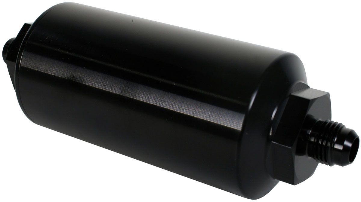 AEROMOTIVE Black 10 Micron S/S Element With -6AN Male Ends Aeromotive In-Line Fuel Filter ARO12345 SR