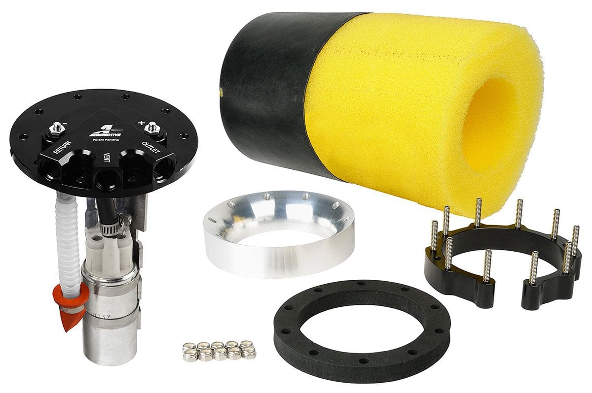 AEROMOTIVE Top Mount Aeromotive Phantom 200 Stealth Universal Fuel Pump Assembly ARO18689 SR