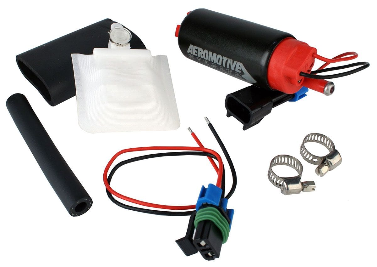 AEROMOTIVE With Offset Inlet, Inline Outlet - E85 Compatible Aeromotive 340 Stealth In-Tank Fuel Pump ARO11542 SR