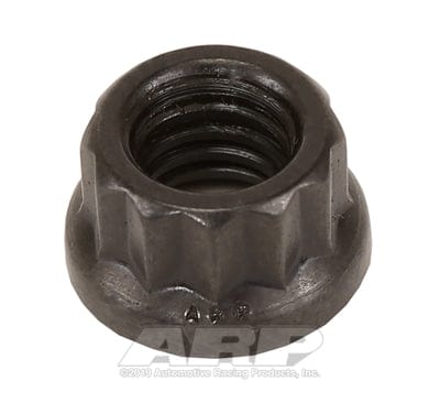 ARP 6mm X 1.00 Thread, 8mm Socket (Single Nut) ARP fasteners 12-Point Nut, Chrome Moly Black Oxide AR300-8370 SR