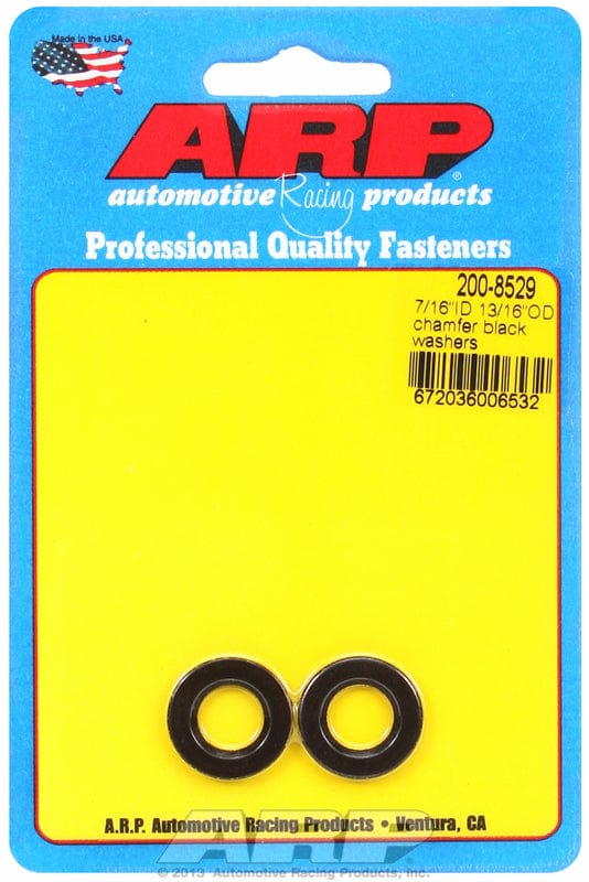 ARP 7/16" I.D, 13/16" O.D .120" Thick with Chamfer (2-Pack) ARP fasteners Special Purpose Washer AR200-8529 SR