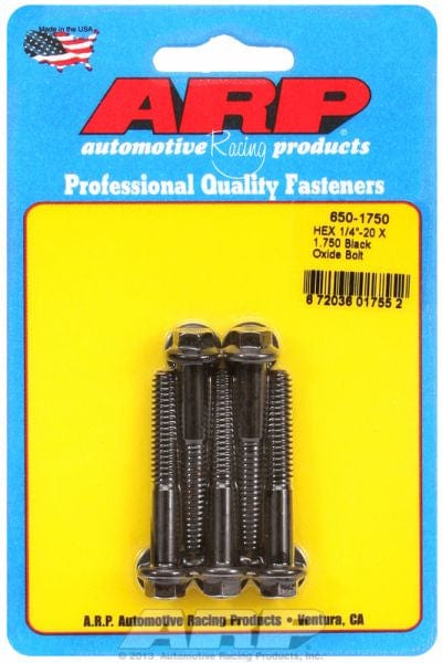 ARP fasteners HEX BOLTS 1/4" UNC x 1.75" ARP fasteners HEX BOLTS 1/4" UNC x 1.75" ARP fasteners SR