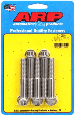 ARP fasteners SS 12PT BOLTS 7/16" UNF x 2.50 ARP fasteners SS 12PT BOLTS 7/16" UNF x 2.50 ARP fasteners SR