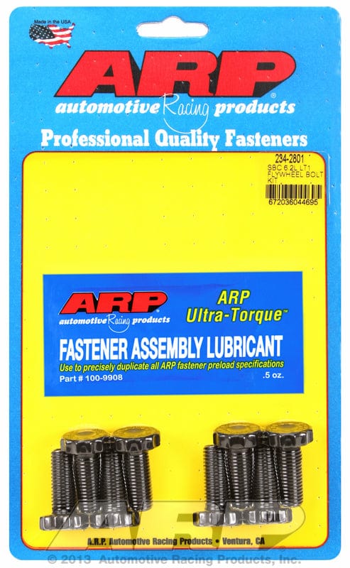 ARP fits Chev LT1 6.2L (2013-On) M11 x 1.5 x 1.125" UHL ARP fasteners Flywheel Bolts AR234-2801 SR