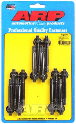 ARP fits Ford 289-302-351 Windsor ARP fasteners Intake Manifold Stud Kit, 12-Point Black Oxide AR354-2103 SR