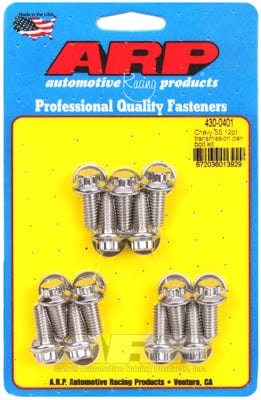 ARP fits GM TH350 & TH400 ARP fasteners Transmission Bolt Kit, 12-Point S/S AR430-0401 SR