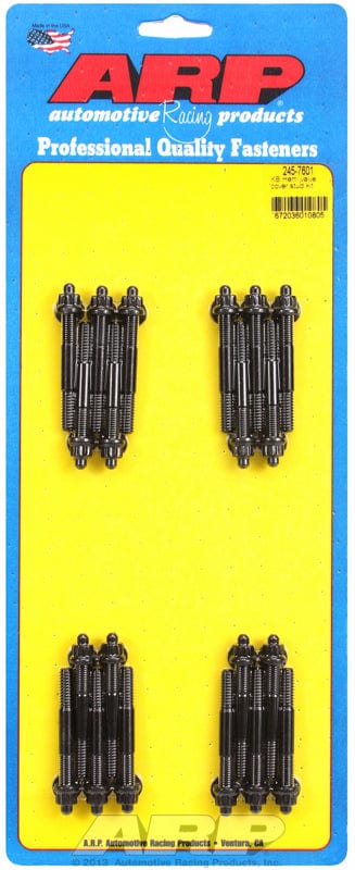 ARP fits KB Hemi 1/4-20 Thread x 2.450" OAL (20 Pack) ARP fasteners Valve Cover Stud Kit, 12-Point Nut Black Oxide AR245-7601 SR