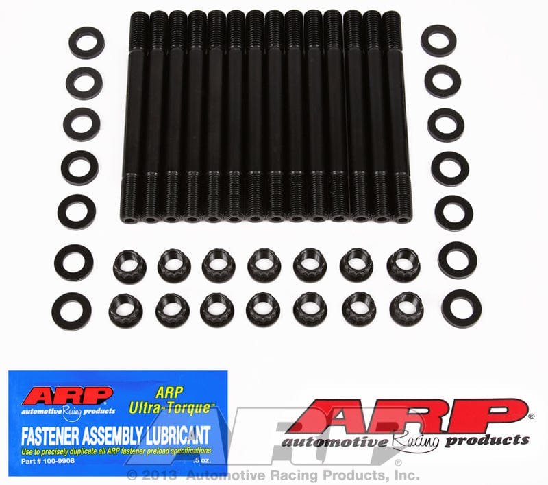 ARP fits Nissan RB20DE/DET 2.0L & RB25DE/DET 2.5L ARP fasteners Head Stud Kit, 12-Point Nuts AR202-4301 SR