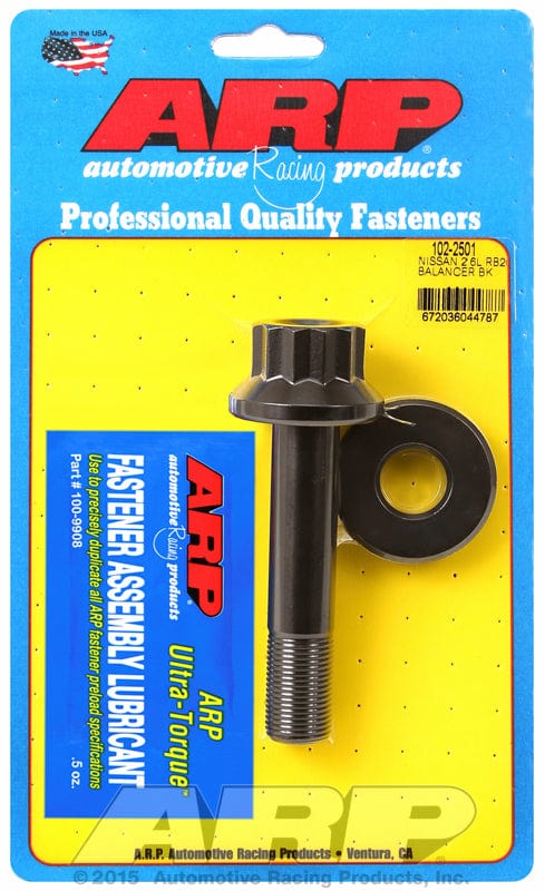 ARP fits Nissan RB26 6cyl, M18 x 1.50, 27mm Socket ARP fasteners Harmonic Balancer Bolt AR102-2501 SR