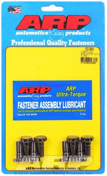 ARP fits Nissan SR20DE/DET, M10 x 1.0 x .925" UHL ARP fasteners Flywheel Bolts AR102-2803 SR